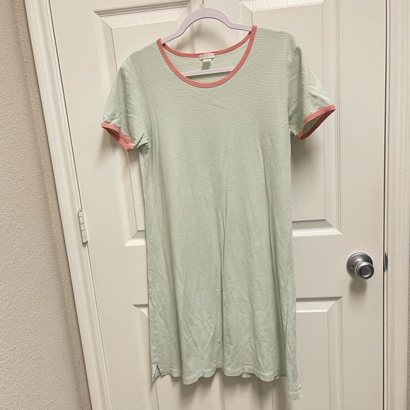 Lake Pajamas Striped Nightgown - Picture 1 of 12
